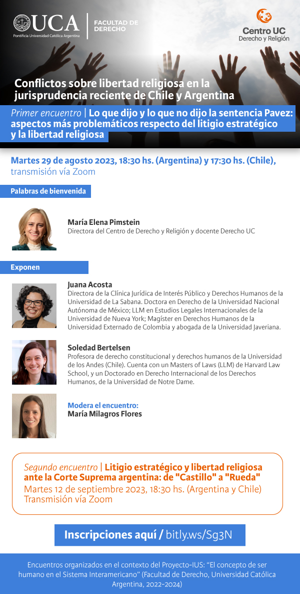 Afiche Conflictos Lib religiosa jurisp Chile y Argentina 1