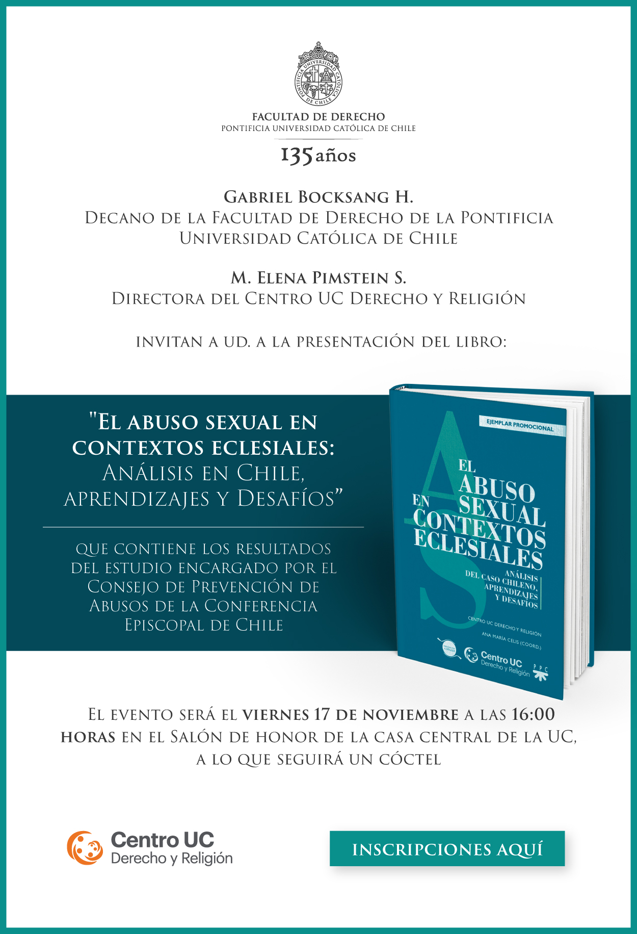 Libro El abuso sexual en contextos eclesiales Afiche