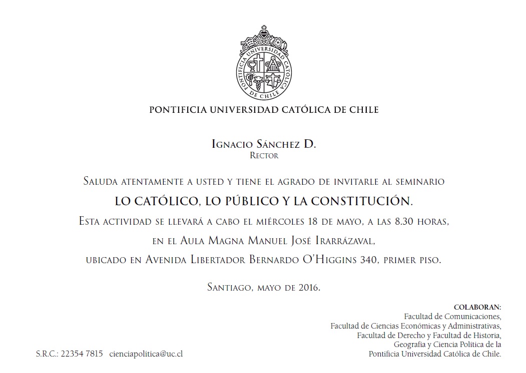 Seminario Lo Católico lo público y la Constitución pic
