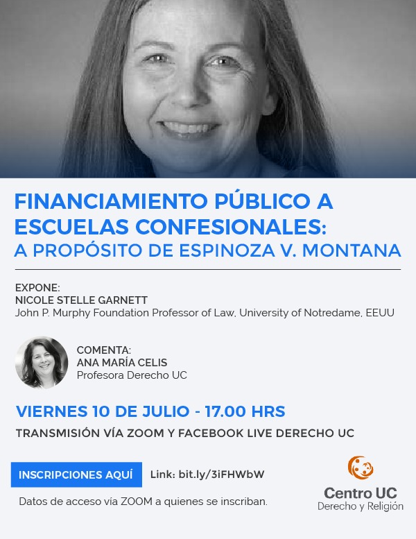 Seminario Web julio 2020 Financiamiento escuelas confesionales
