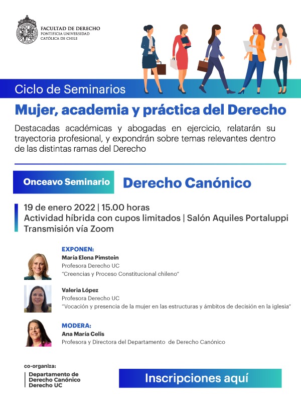 Seminario mujer academia y derecho canonigo