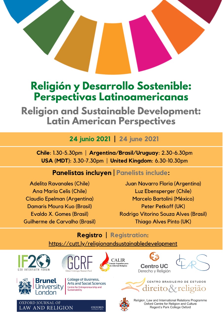 afiche ReligionyDesarrollo.Sostenible junio2021